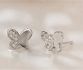 18K Gold Diamond Butterfly Earrings | Luxury Butterfly Diamond Earrings