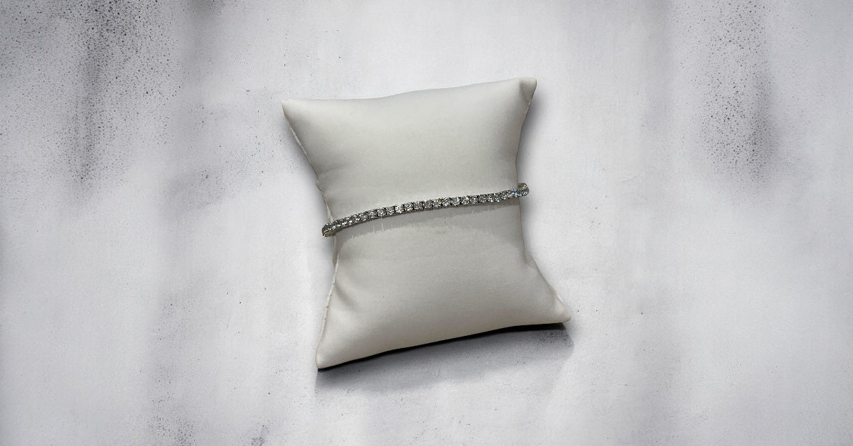 Sterling Silver Tennis Bracelet | Classic Luxury Sparkling Bracelet